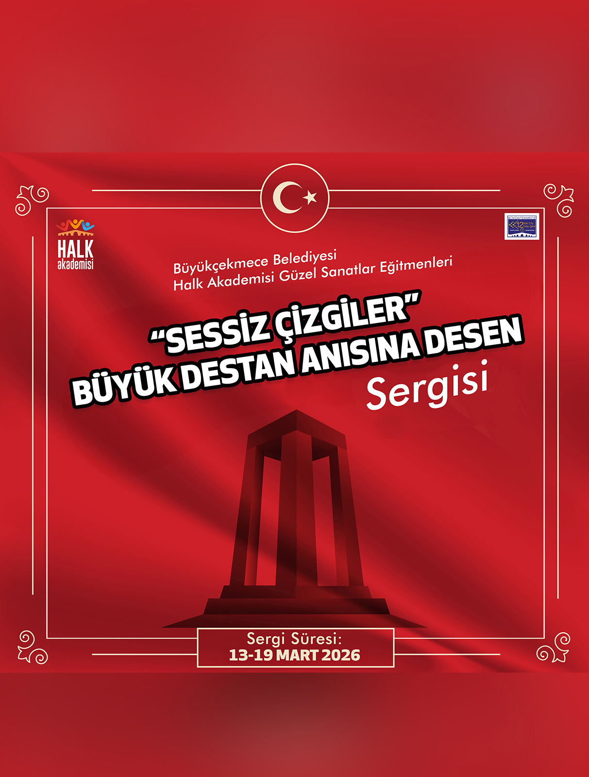“ Sessiz Çizgiler ” Büyük Destan Anısına Desen Sergisi