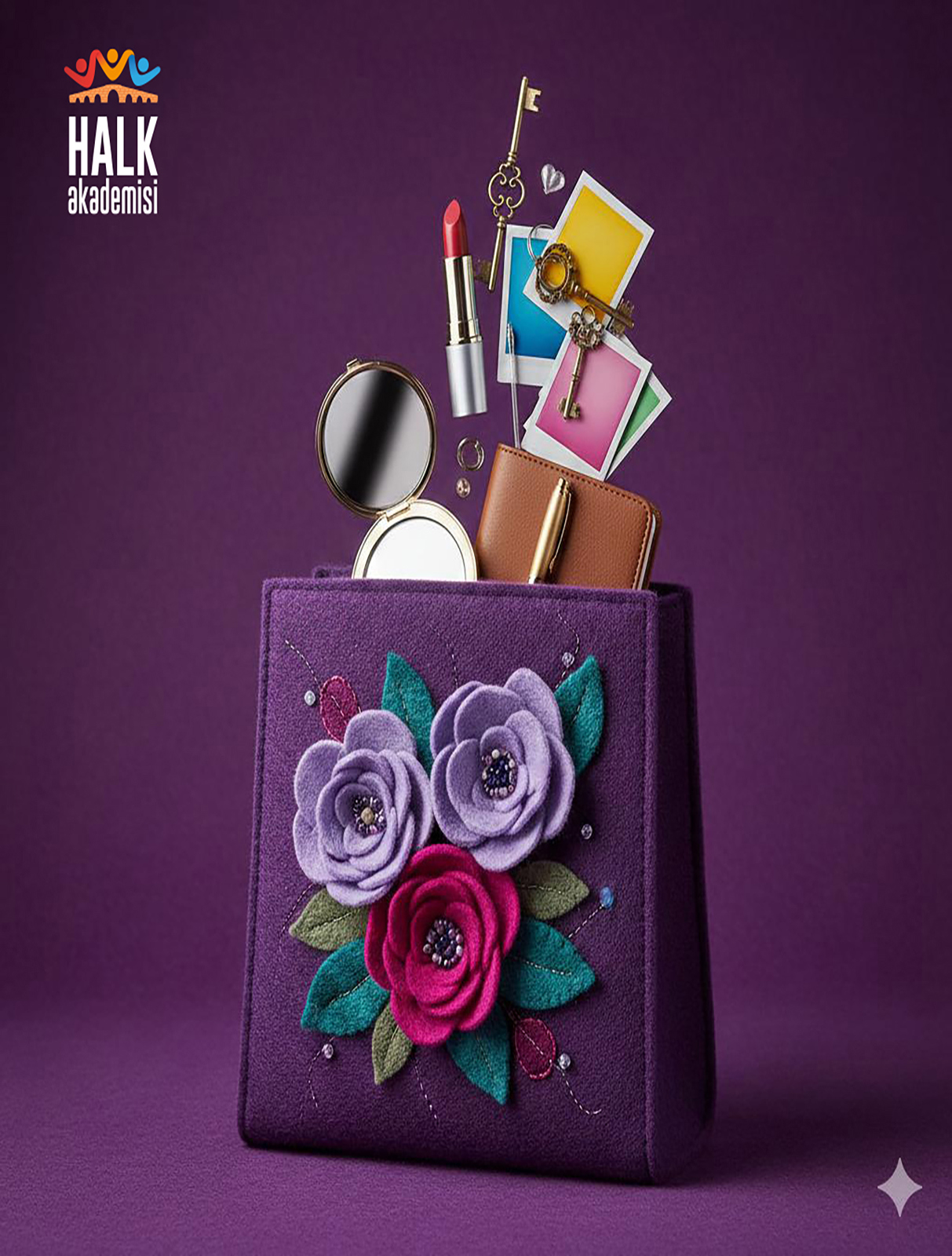 Halk Akademisi Eğitmenleri ‘’ İçinde Dünyalar Var ’’ Çanta Sergisi (el Yapımı Çantalar)