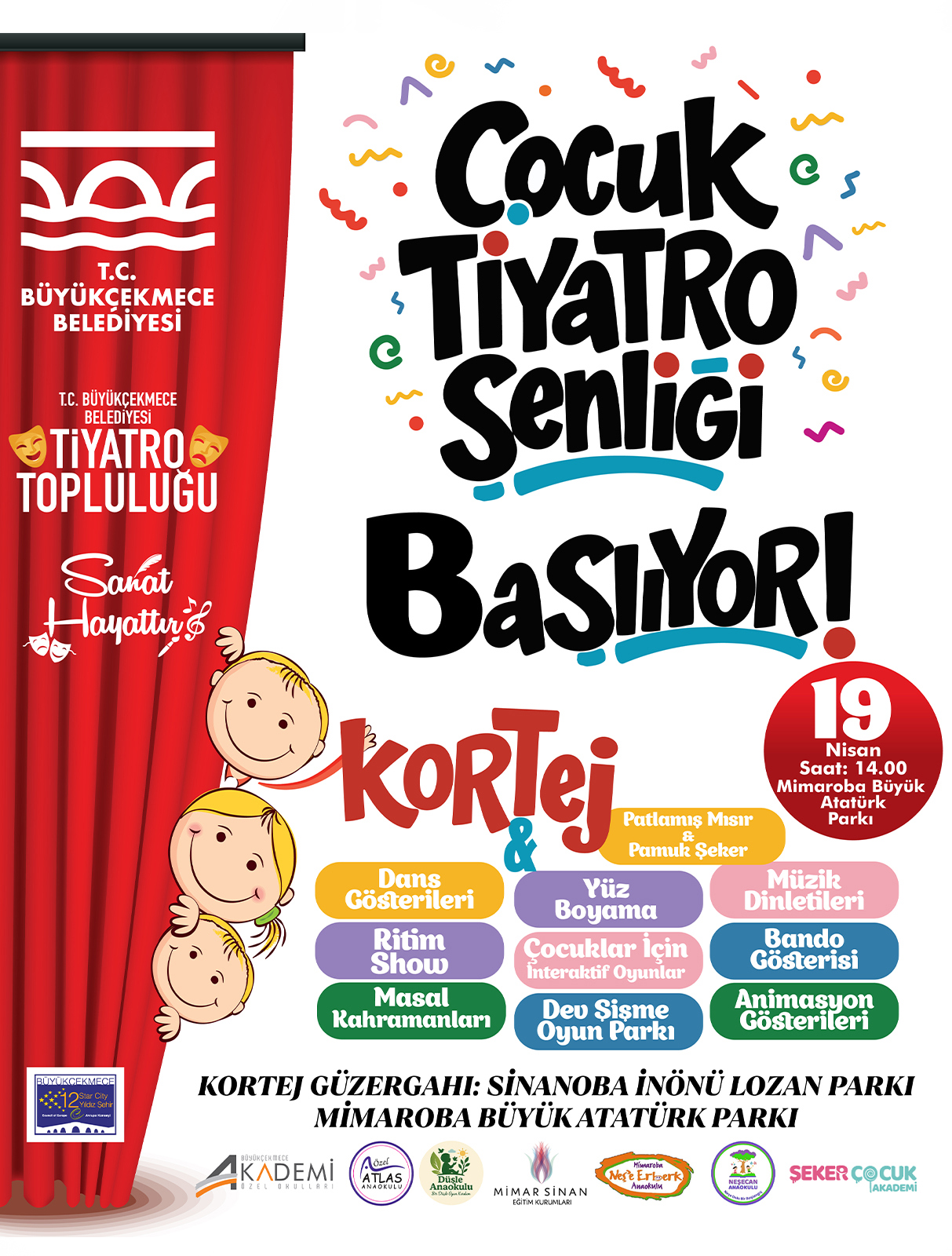 Çocuk Tiyatro Şenliği Korteji